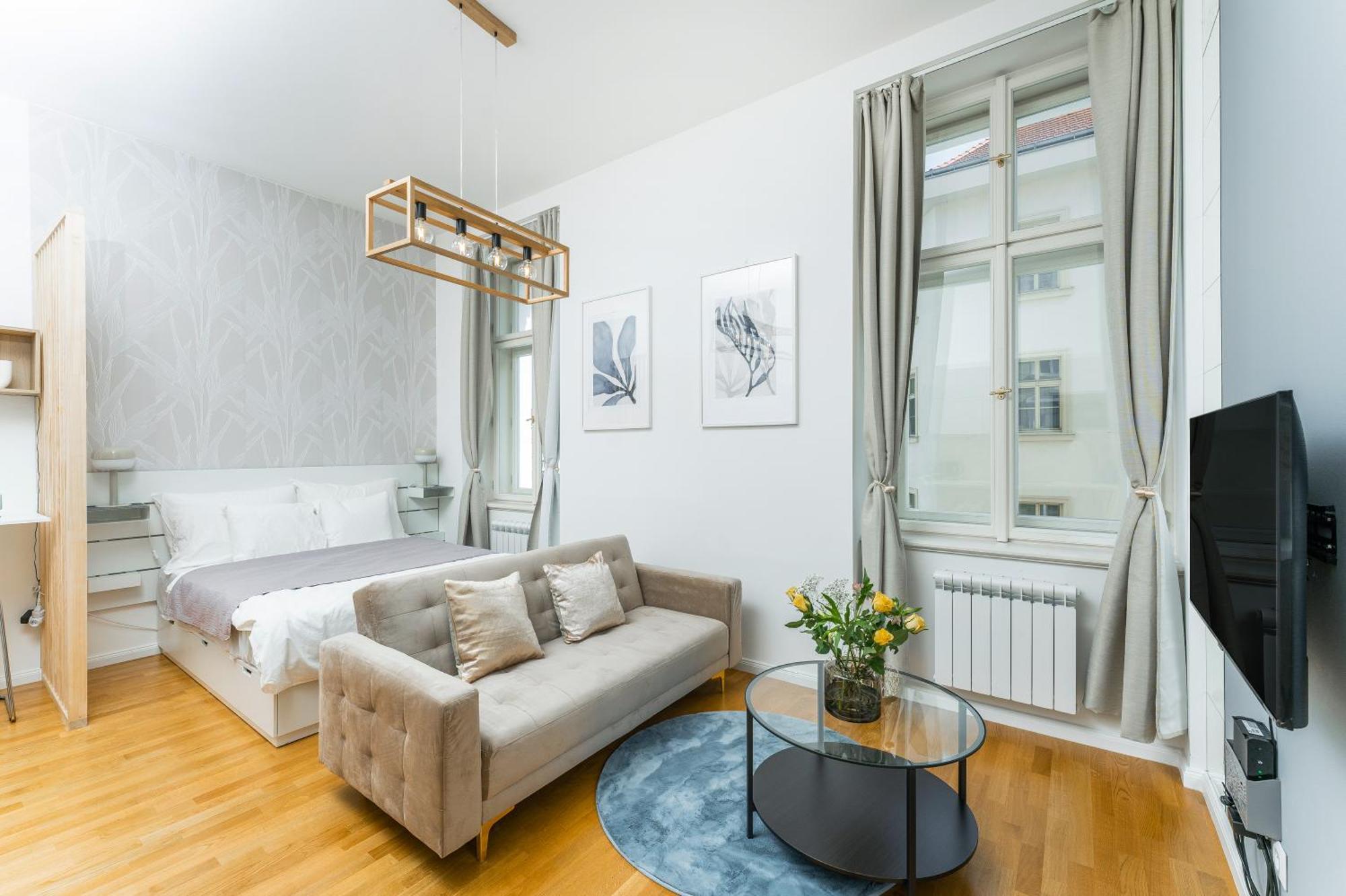 Anytime Holiday- Muzeum Apartments Prag Exterior foto